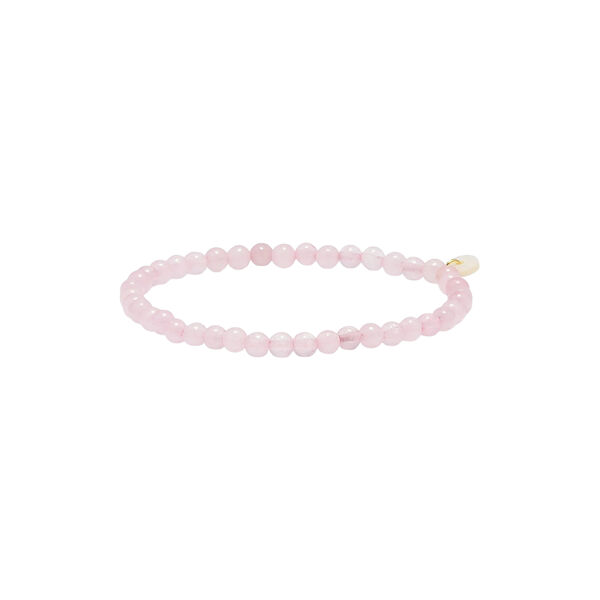 Petite Rose Quartz Stretch Armb&aring;nd, So&iuml;