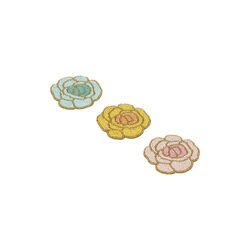 Glassbrikke med blomst, multicolor, Enzo de Gasperi