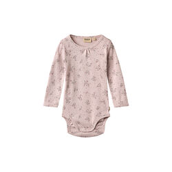 Body L/S Roselinde, 1358 lilac flowers, Wheat