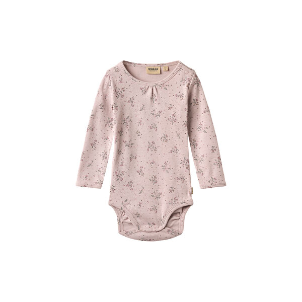 Body L/S Roselinde, 1358 lilac flowers, Wheat
