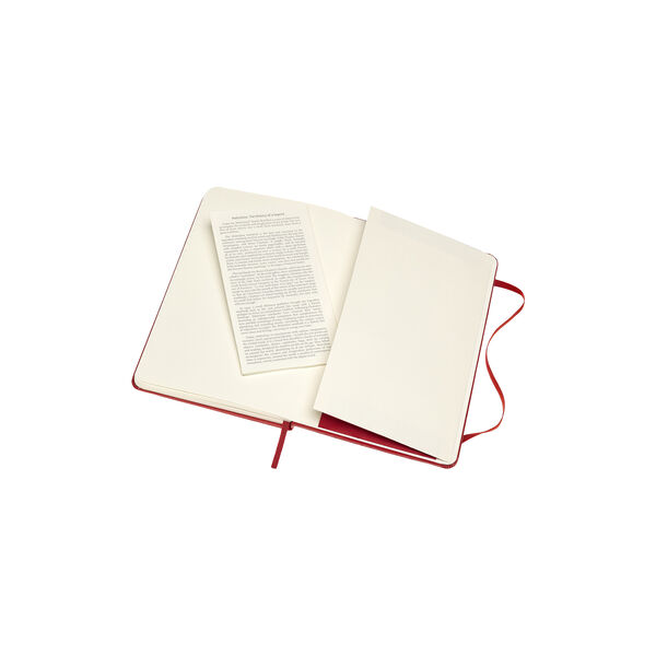 Classic Notebook linjerte sider, skarlagensrød, Moleskine