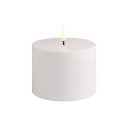 LED Outdoor Pillar Candle 8 cm, Uyuni Lighting