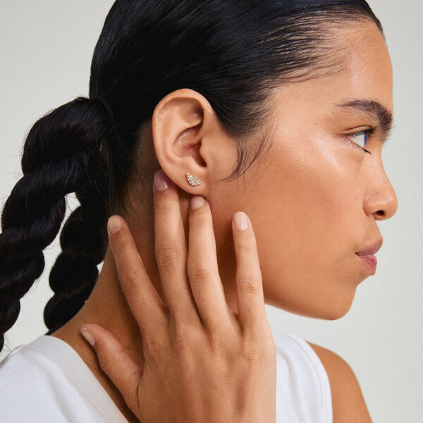 BERENIKE Studs, gullbelagt, Pilgrim