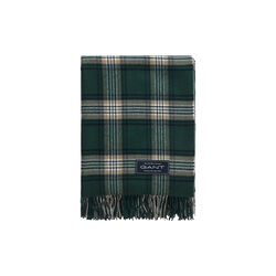 Extra Fine merino ullpledd, tartan green, Gant