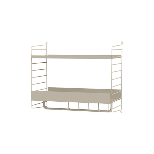 Hallway Bundle G, beige/beige, String Furniture