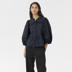 KBAmy Nette Blouse, blue, Karen by Simonsen