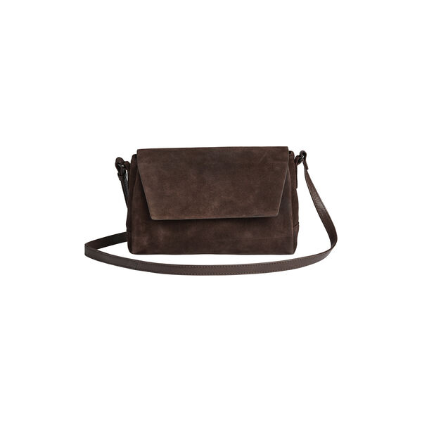 JulesMBG Crossbody Bag Suede, dark brown, Markberg