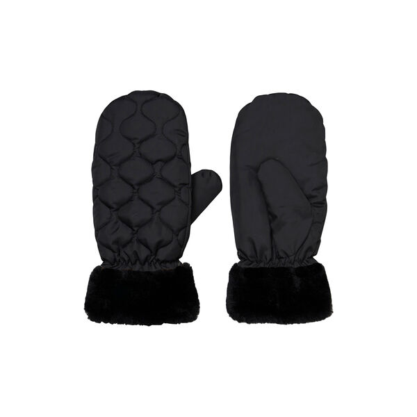 Makara Puff Mitttens, black Makara Puff Mitttens, black, Becksöndergaard