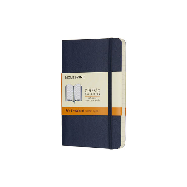 Classic Notebook linjerte sider, safirbl&aring;, Moleskine
