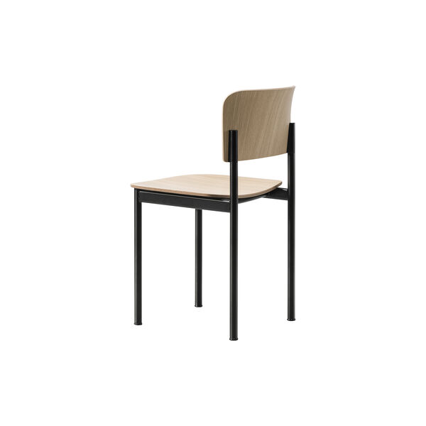 Plan Chair, lakkert eik/svart, Fredericia Furniture