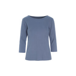 Naibu rib Blouse with 3/4 Sleeves, moonstone, BITTE KAI RAND