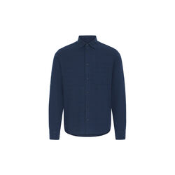 CFAABERG Structured Shirt, navy blazer, Casual Friday