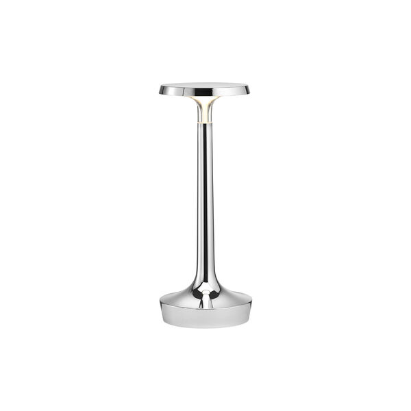Bon Jour Unplugged portabel lampe, chrome Bon Jour Unplugged portabel lampe, chrome, Flos