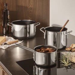 Stainless Steel Grydesett keramisk Slip-Let&reg; belegg, Eva Trio