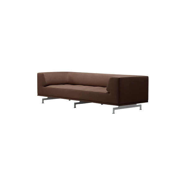 4511 Delphi 3 seter sofa, keiga 382/aluminium, Fredericia Furniture
