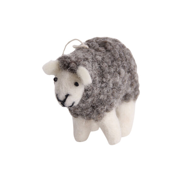 Sau fluffy, gr&aring;, Gry & Sif