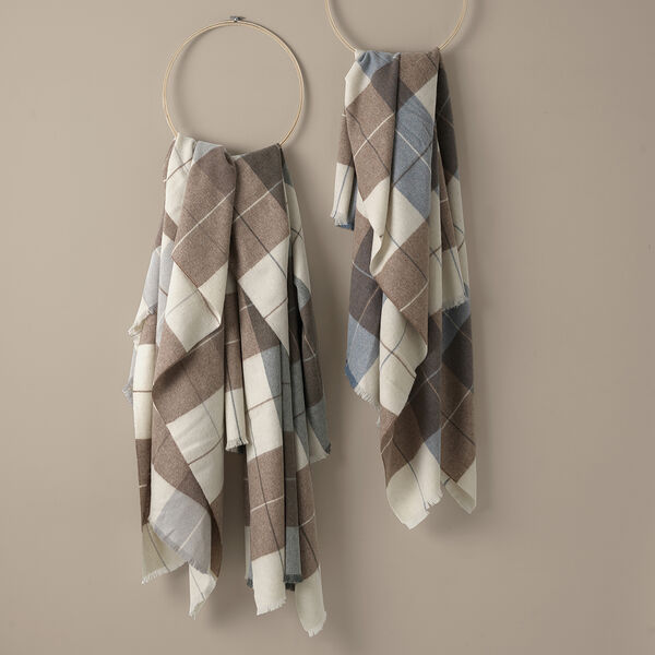 Scotch pledd, grey, ELVANG