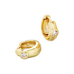 Dome Hoops White, Philippa Studios