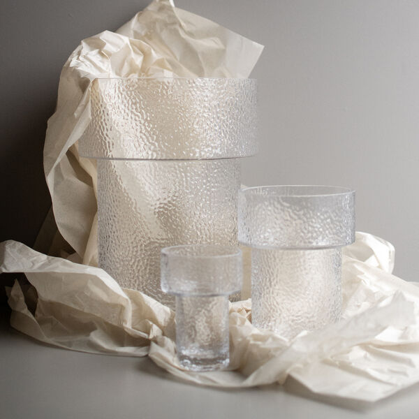 KEEPER structure vase small, clear, DBKD