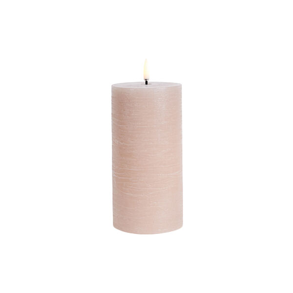 LED-stolpelys, Beige, Rustikk, 7,8x15 cm, Uyuni Lighting