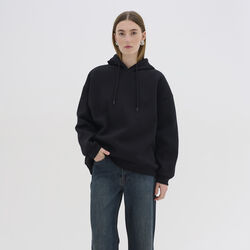 EnzoMW Logo Emb. hoodie, black, My Essential Wardrobe