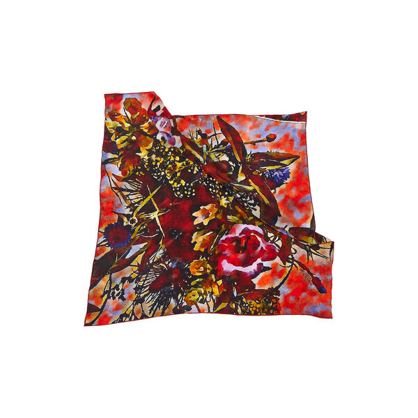 DECOUPAGE skjerf, wine DECOUPAGE skjerf, wine, Bella Ballou