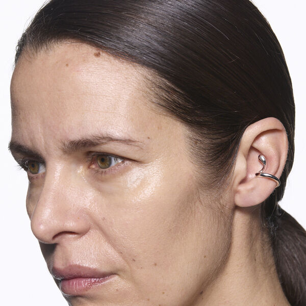 Coil Whirl Ear Cuff Venstre, S&oslash;lv, Maria Black