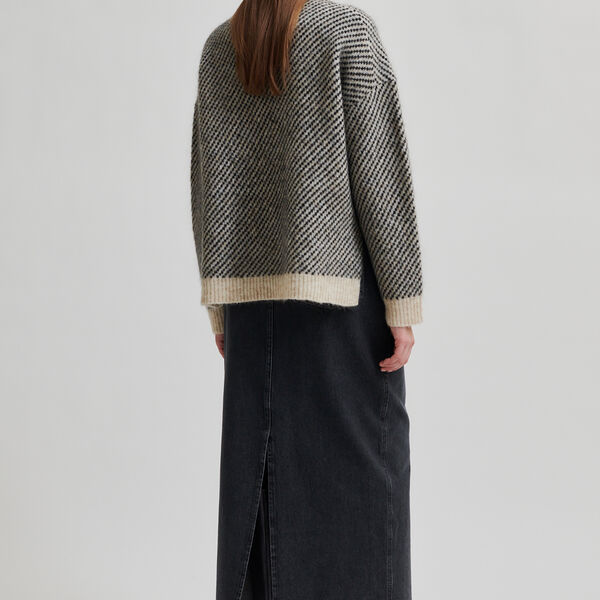 Capella strikket t-ringet hals, brazilian sand, Second Female