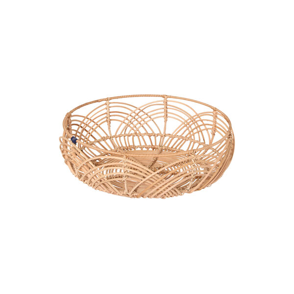 Wavy Rattan kurv 38 cm, natural, Lexington