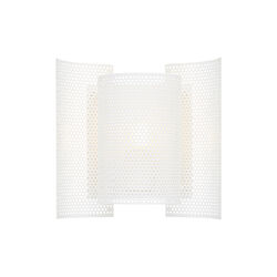 Butterfly vegglampe, hvit, Northern