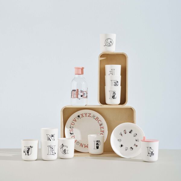 Moomin ABC kopp F, moomin white, RIG-TIG