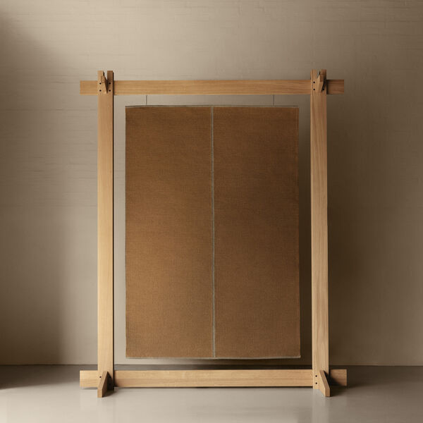 Twin Sabi gulvteppe, camel, Linie Design