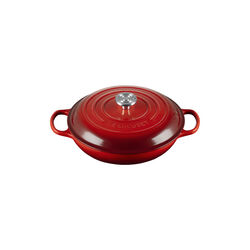 Signature st&oslash;pejern buffetgryte | 30 cm | Cerise, Le Creuset