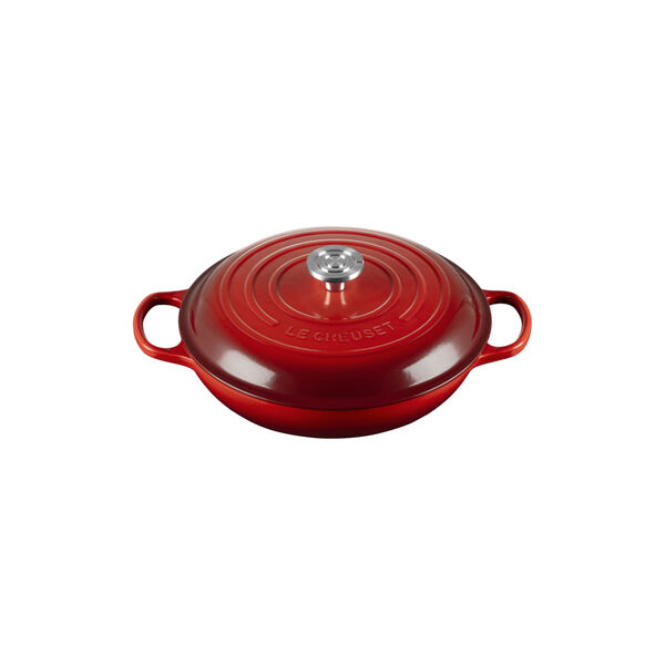 Signature st&oslash;pejern buffetgryte | 30 cm | Cerise, Le Creuset