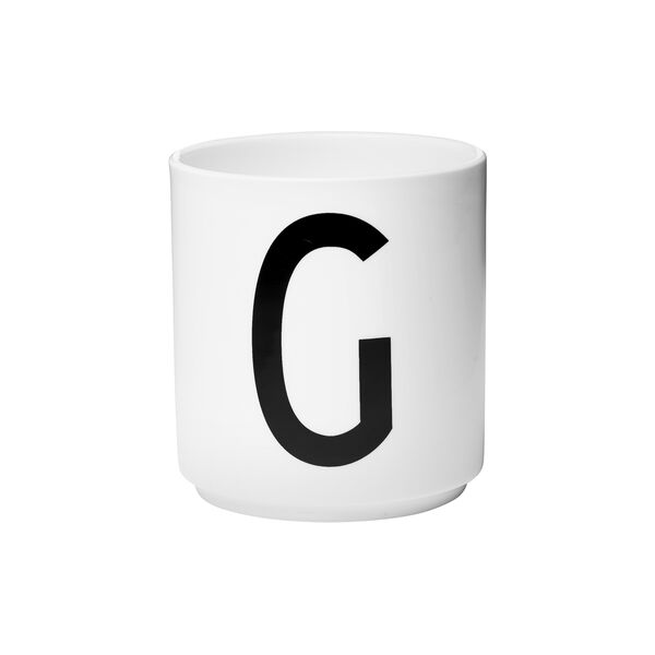 Arne Jacobsen porselenskopp, G, Design Letters