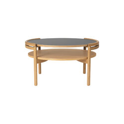 RF1905 Sideways Coffee Table, oiled oak/black, Carl Hansen & S&oslash;n
