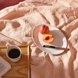 Korall Riflet Blonde fad ovalt 28 cm, Royal Copenhagen