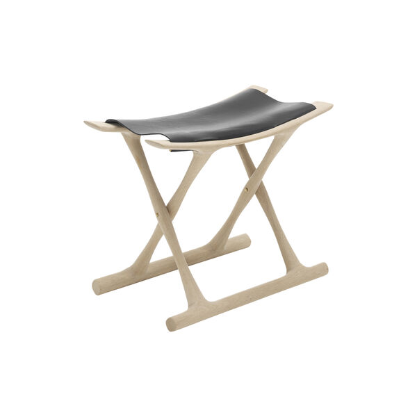 OW2000 Egyptian Chair, soap treated oak/black, Carl Hansen & S&oslash;n