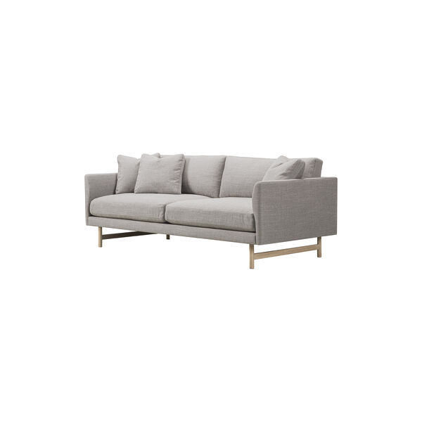 Calmo 2-seter sofa, beige/eik, Fredericia Furniture