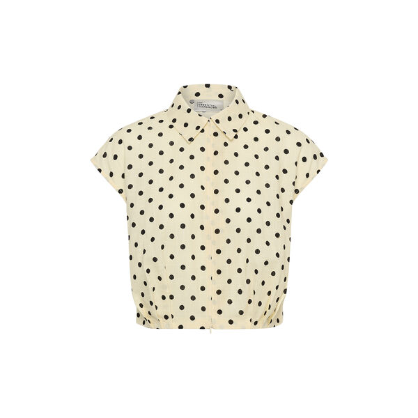 MWNada Short Shirt, lemon icing w. dots, My Essential Wardrobe
