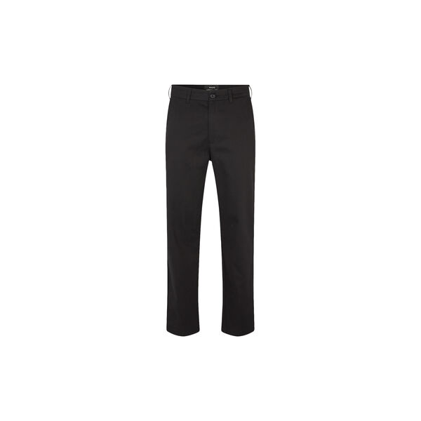 Crisp Twill Elias Pants, black, Mads N&oslash;rgaard