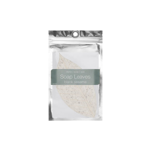 Såpeblad, sort sesam, Stone Soap Spa