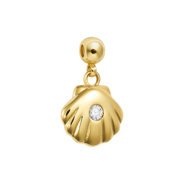 Shell Charm, gold, WHO IS SHE