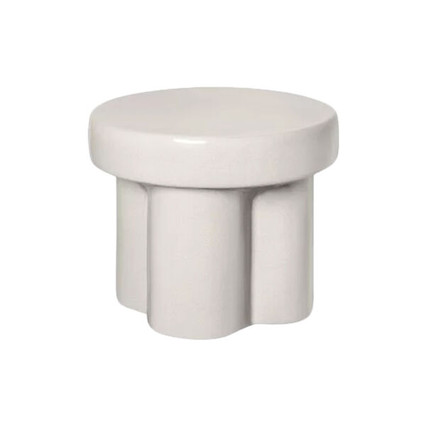 TORU Keramisk krakk lav, lilje hvit, Blomus