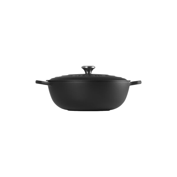 Signature st&oslash;pejern stekegryte &Oslash; 32 cm, matte black, Le Creuset