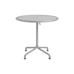 Deville Table Silver grey powder coated aluminium frame, silver grey, HAY