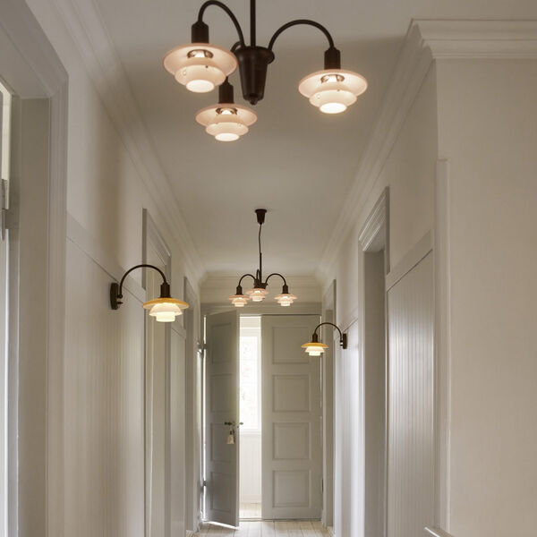 PH 2/2 Vegglampe Centenary Edition, amber/opal white, Louis Poulsen