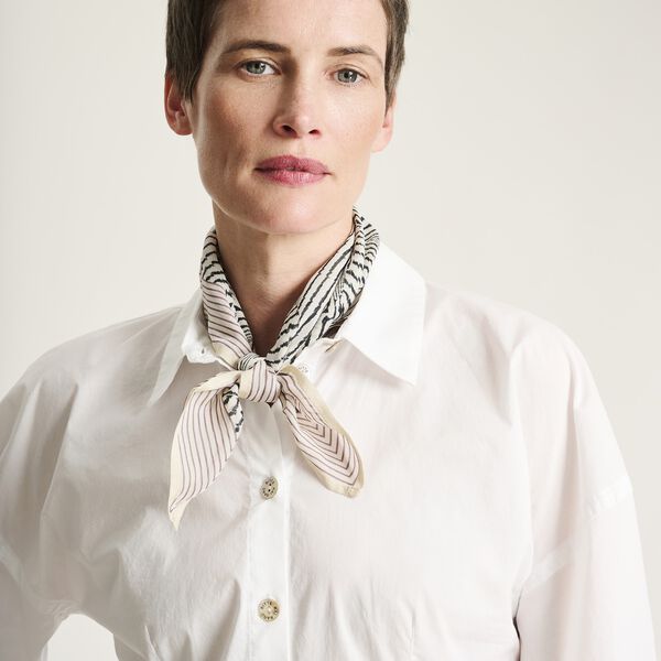 Transparent touch scarf, seashell, BITTE KAI RAND