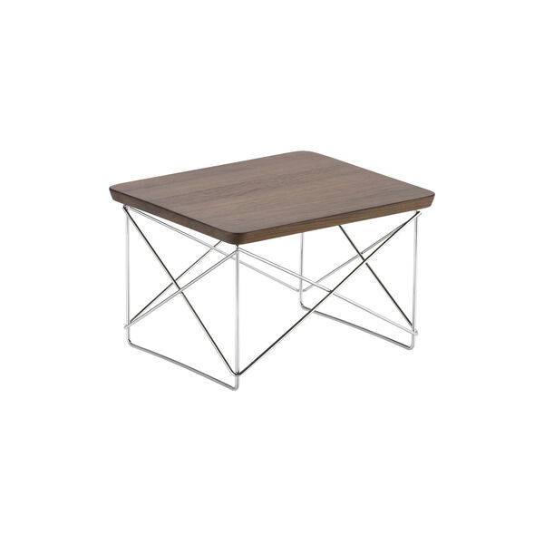 Occasional Table LTR sidebord, valnøtt/krom, Vitra 