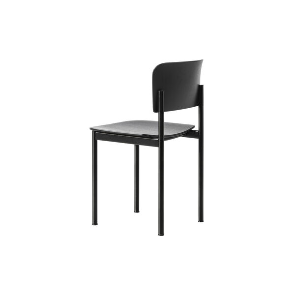 Plan Chair, svart lakkert ash/svart, Fredericia Furniture